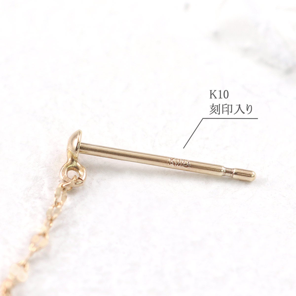 K10YG ガーネット ピアス_05