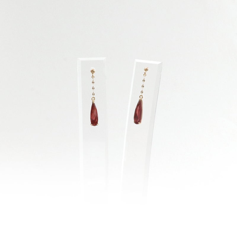 K10YG ガーネット ピアス_09