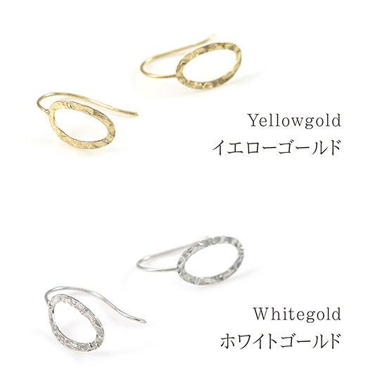 K10 オーバルモチーフ フックピアス_05