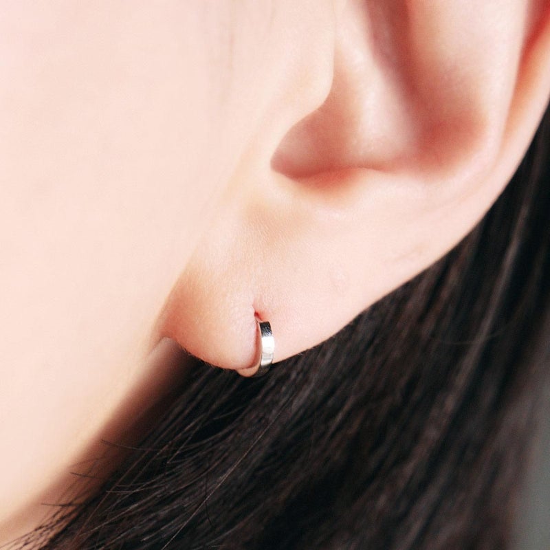 極小 K14WG フープピアス_04