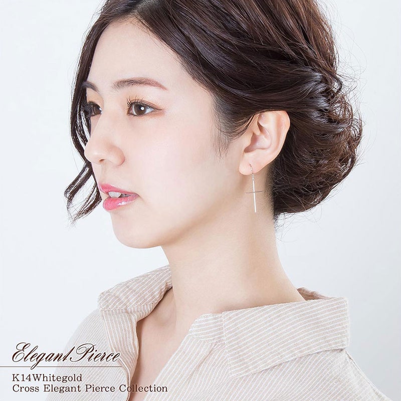 K14WG クロス フックピアス_04