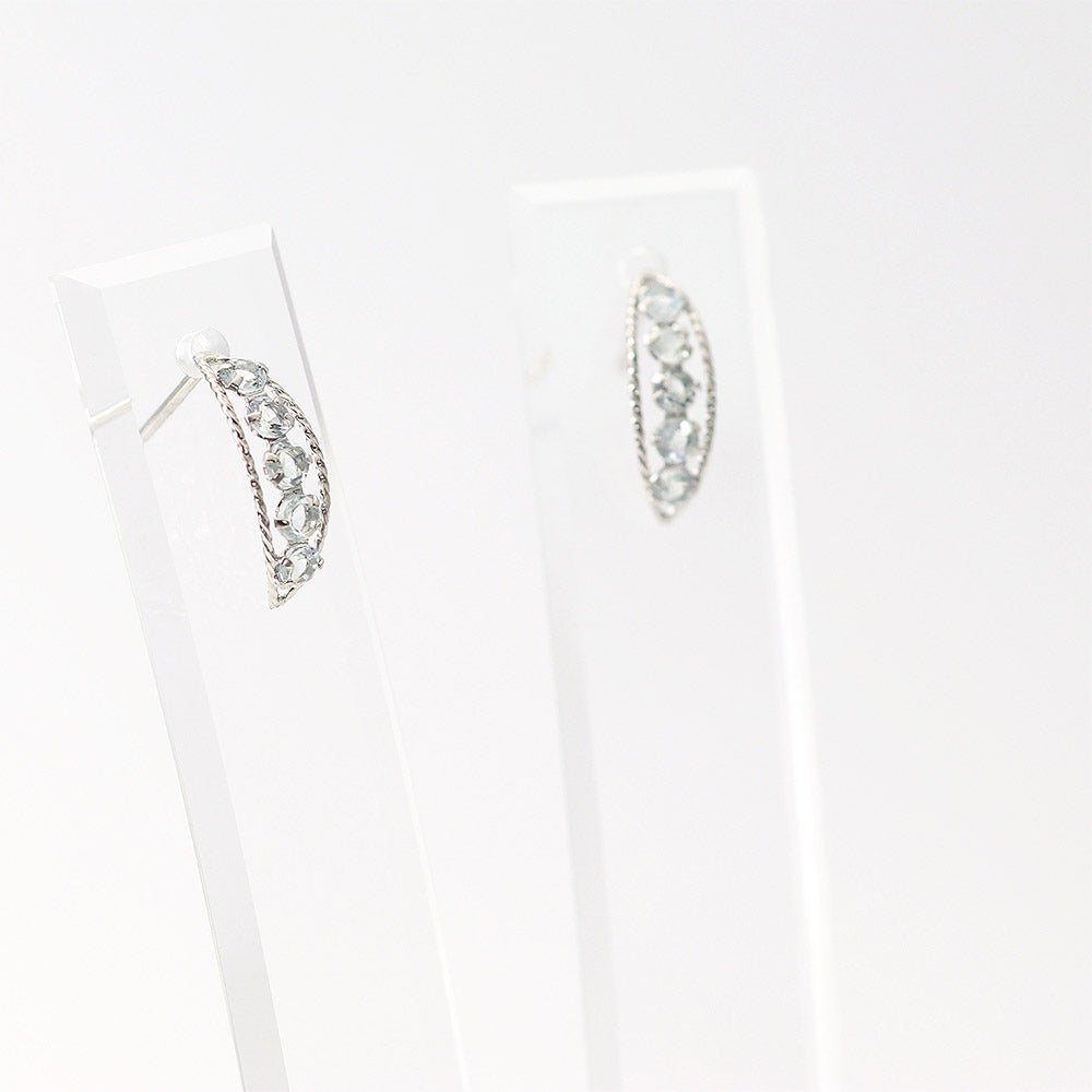 K14WG アクアマリン ピアス_12