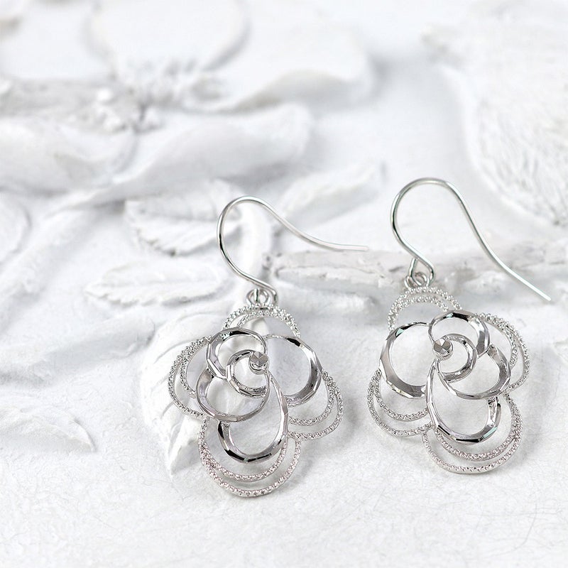 K14WG フラワー フックピアス_02