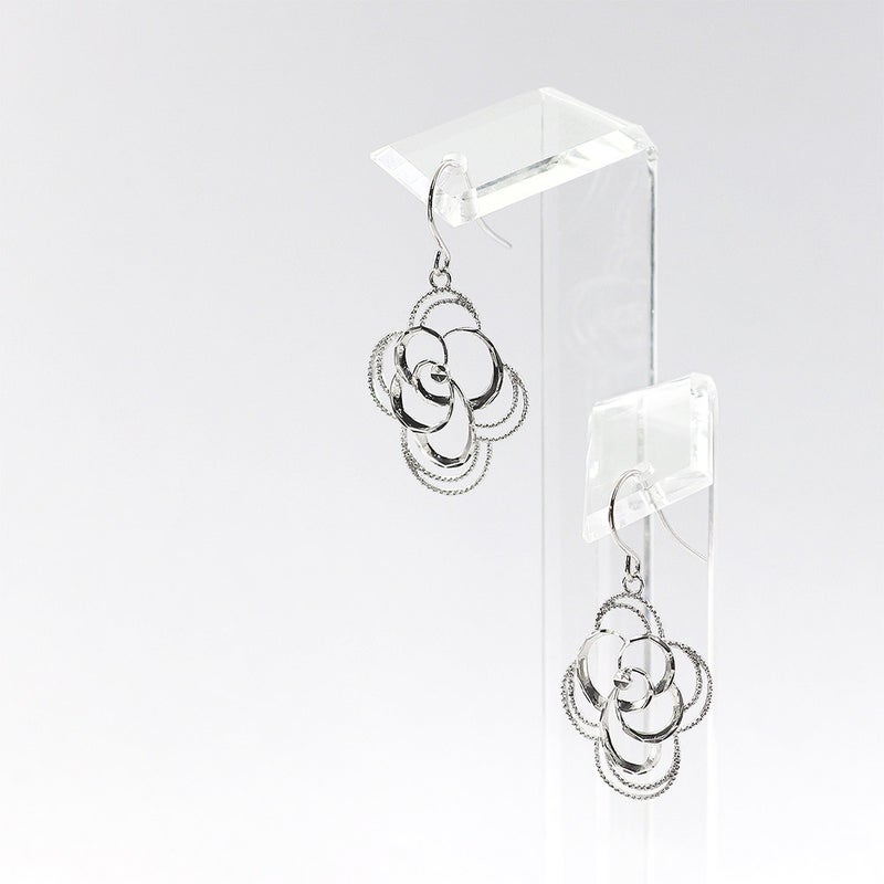 K14WG フラワー フックピアス_03