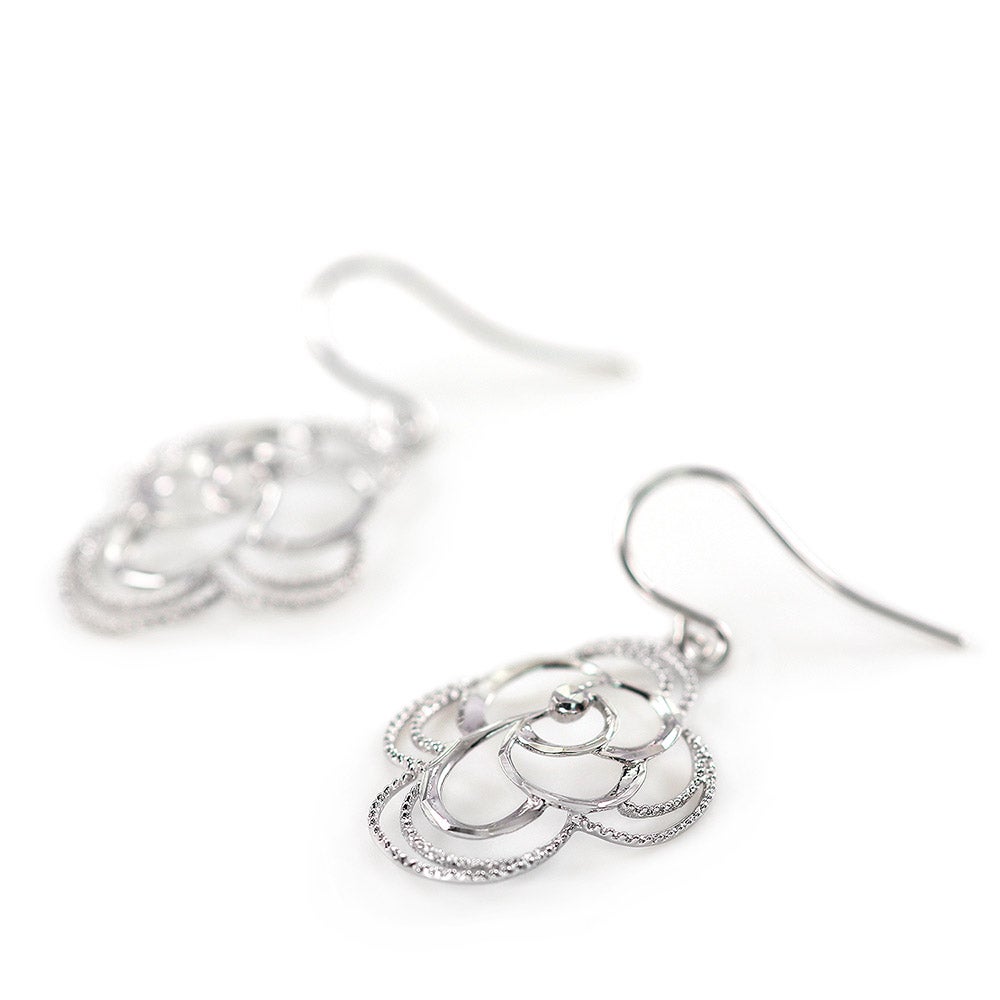 K14WG フラワー フックピアス_04