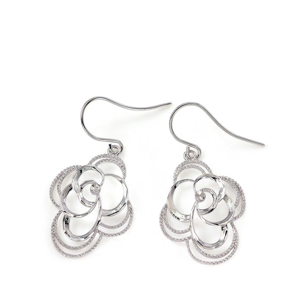 K14WG フラワー フックピアス_09