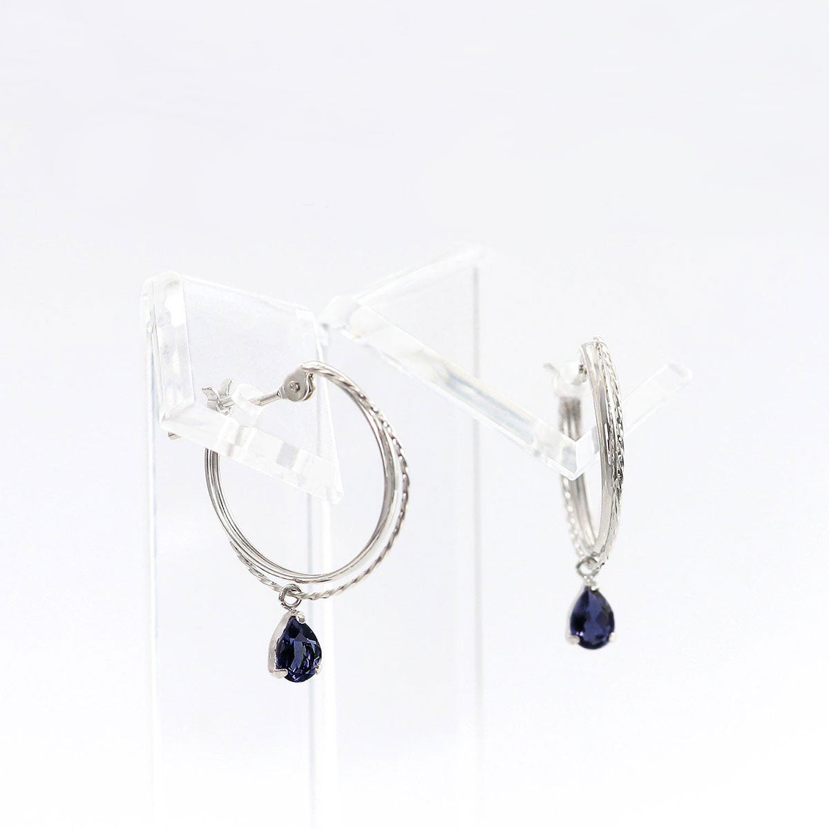 K14WG アイオライト フープピアス_03