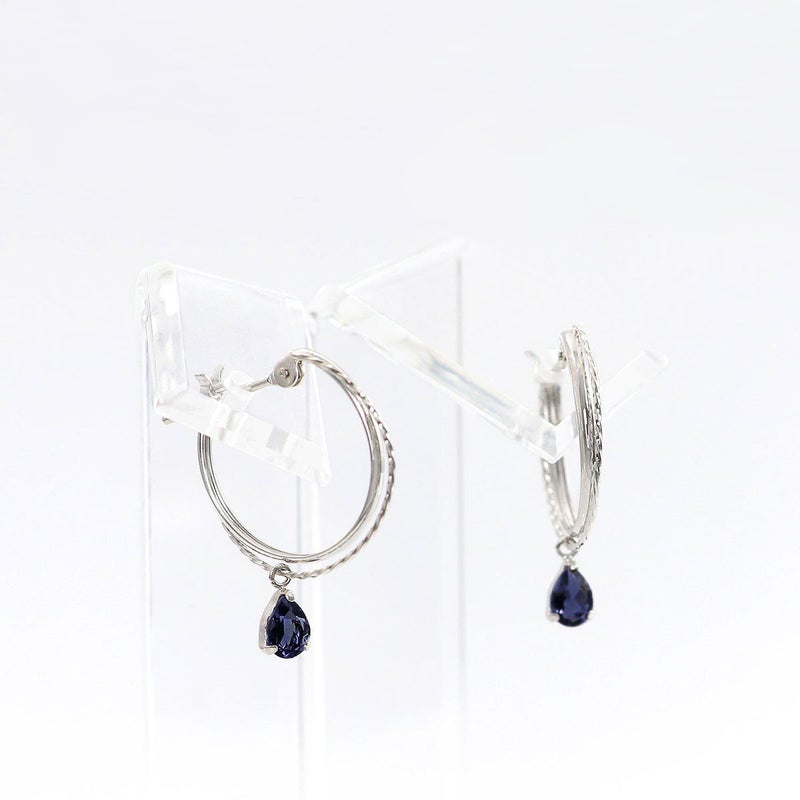 K14WG アイオライト フープピアス_03