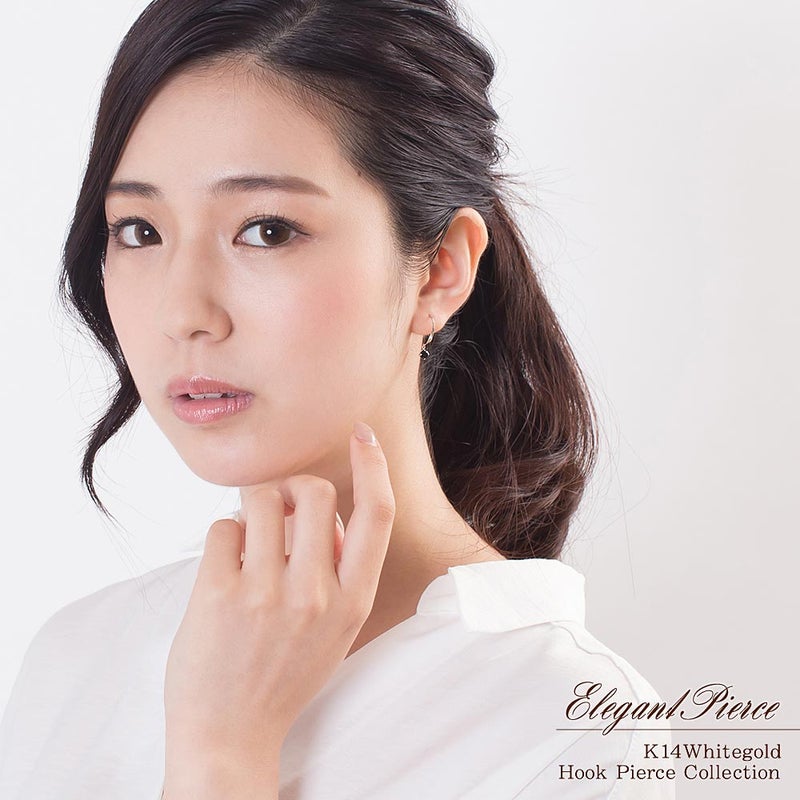 K14WG オニキス ピアス_05