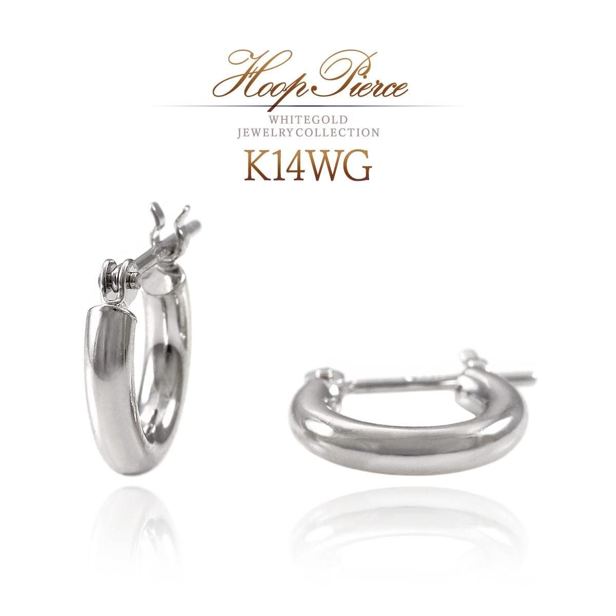 K14WG フープピアス_01