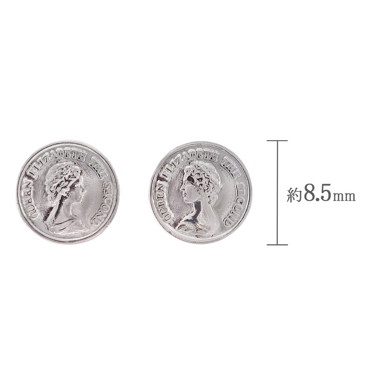 K14WG コインモチーフ ピアス_04