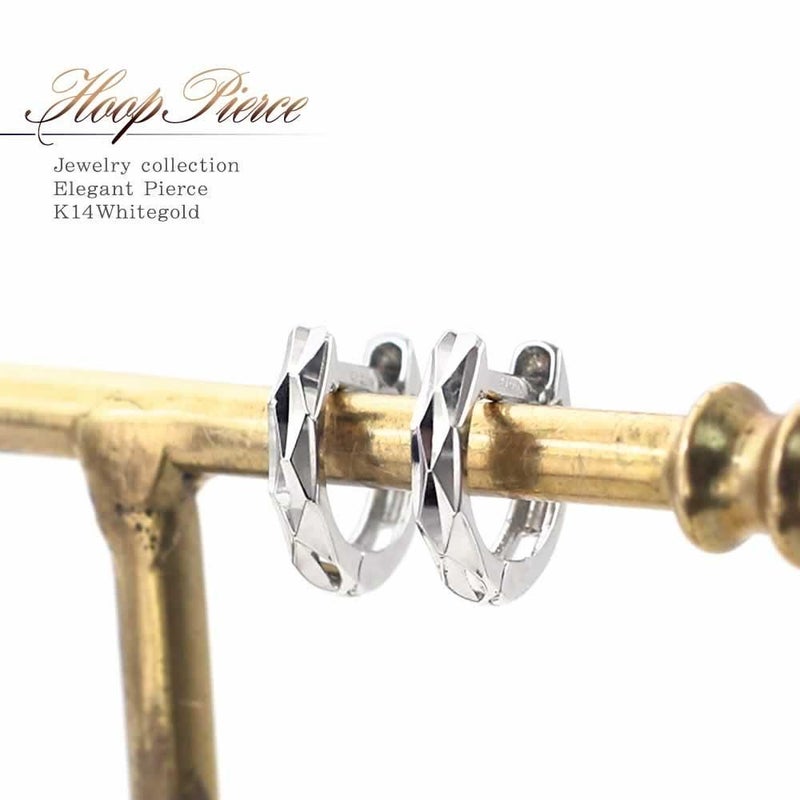 K14WG フープピアス_01