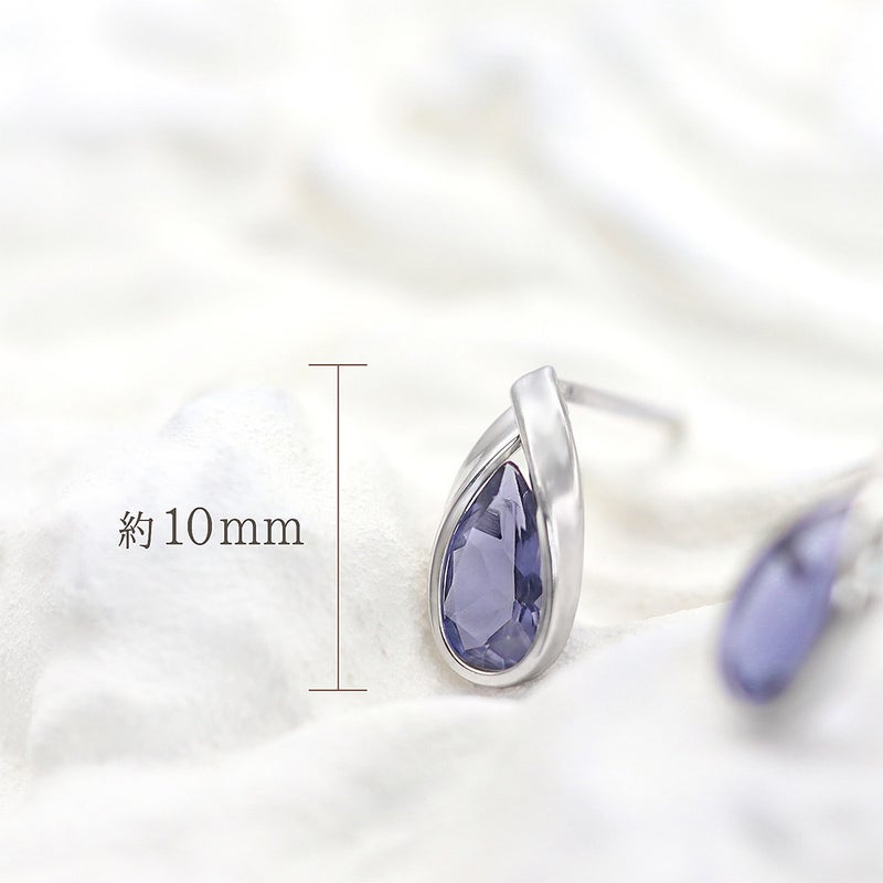 K14WG アイオライト ティアドロップピアス_05