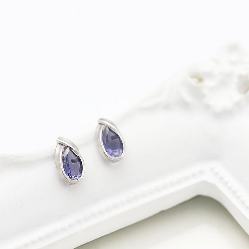 K14WG アイオライト ティアドロップピアス_11