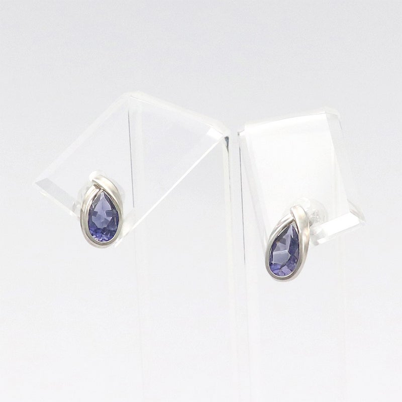 K14WG アイオライト ティアドロップピアス_12