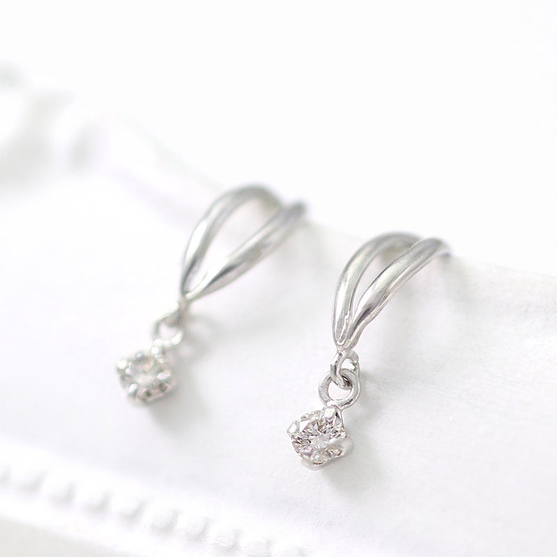 K14WG ダイヤモンド ピアス_02