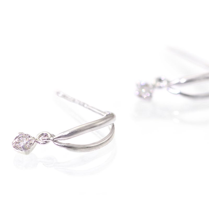 K14WG ダイヤモンド ピアス_03