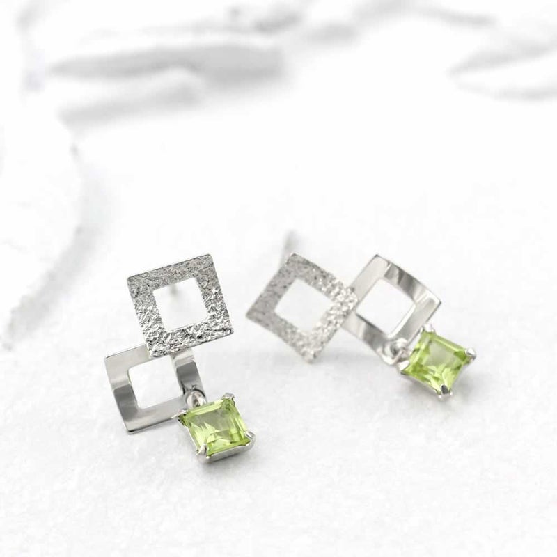 K14WG ペリドット ピアス_03
