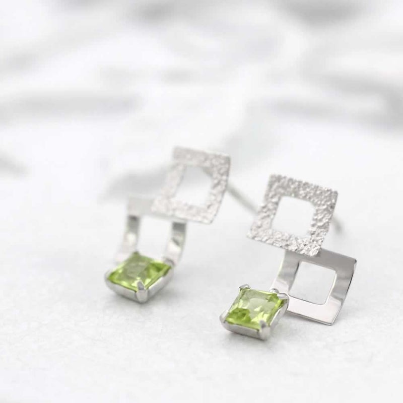 K14WG ペリドット ピアス_04