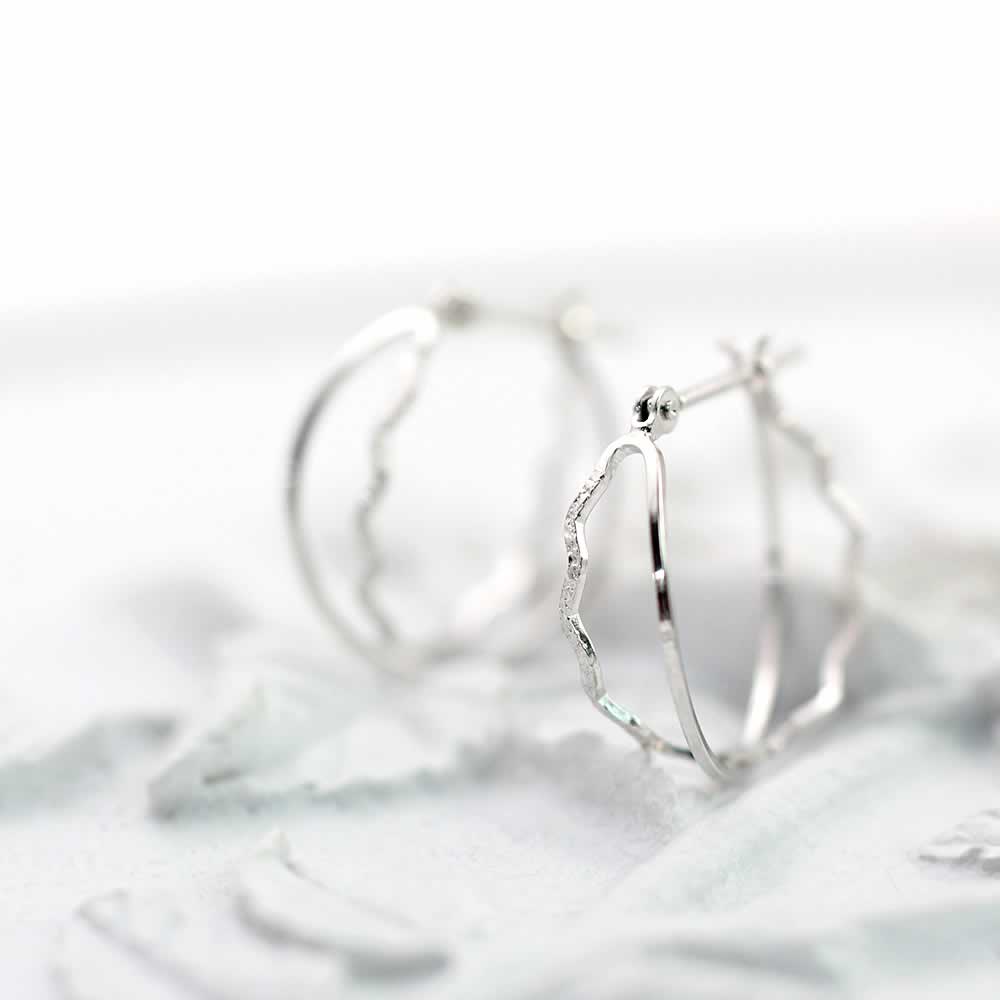 K14WG フープ ピアス | Jewelry ROLA（ジュエリーローラ）