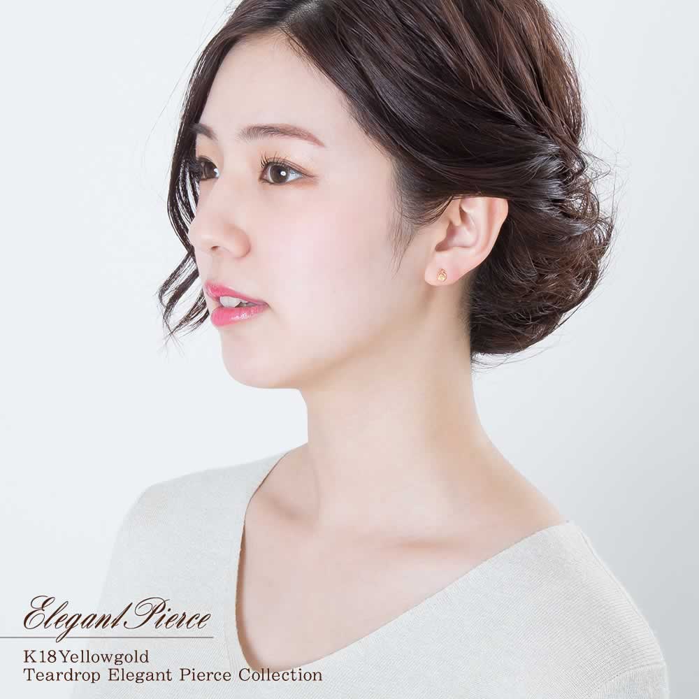 K18YG エチオピアオパール ピアス 10月誕生石_04