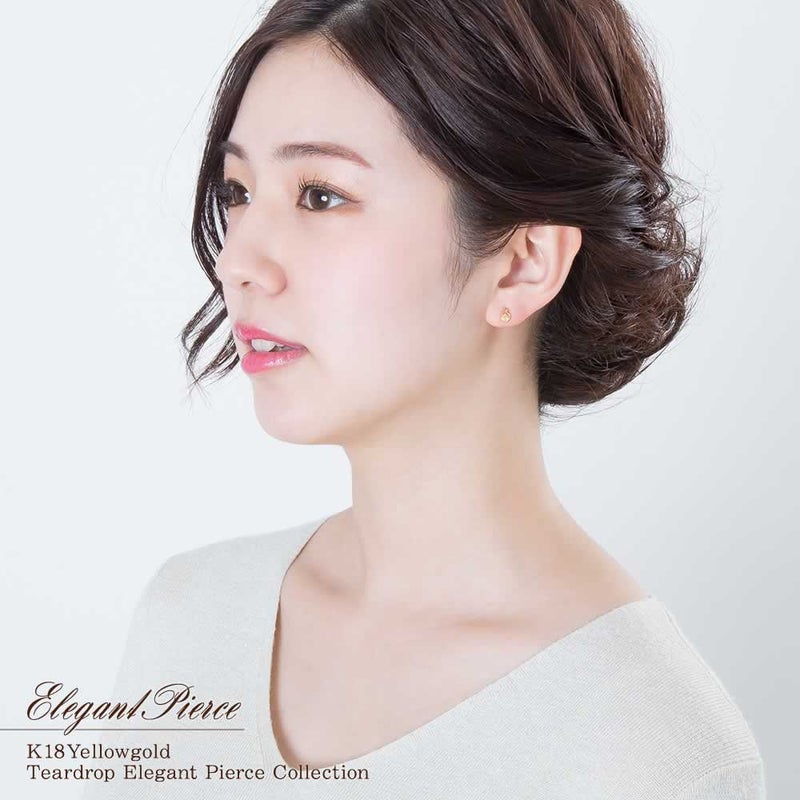 K18YG エチオピアオパール ピアス 10月誕生石_04