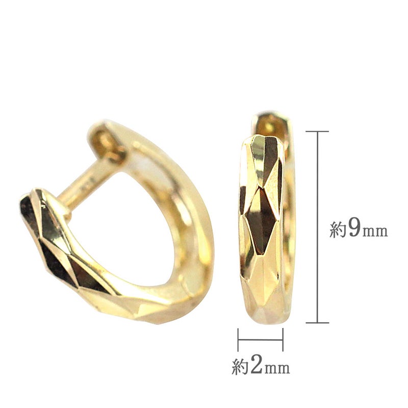 K18YG フープピアス_04