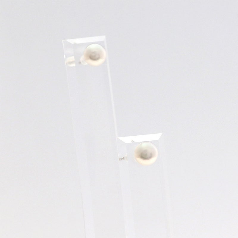 K18WG アコヤ真珠 約5mm ピアス_10