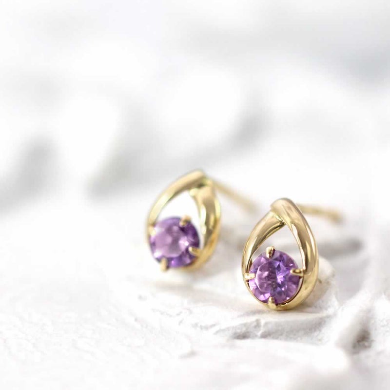 K18YG アメジスト ピアス_02