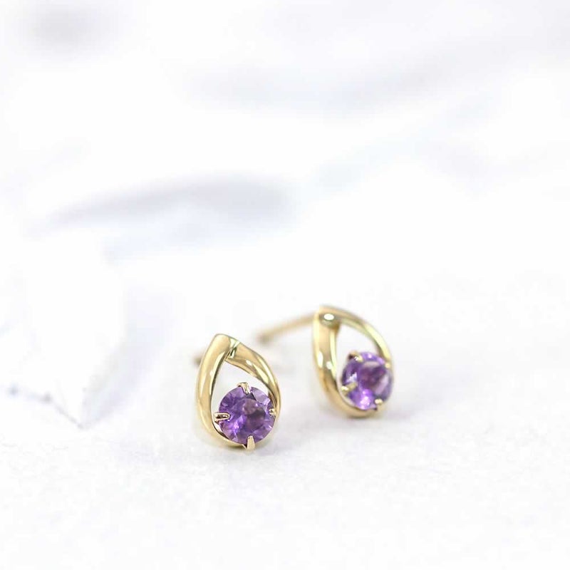 K18YG アメジスト ピアス_03