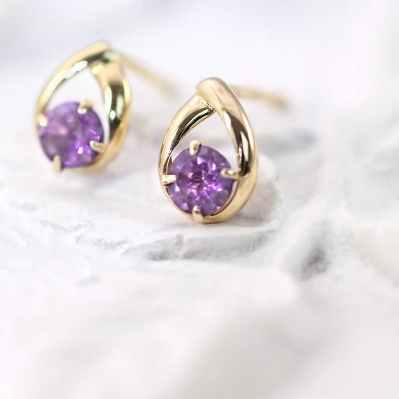 K18YG アメジスト ピアス_04
