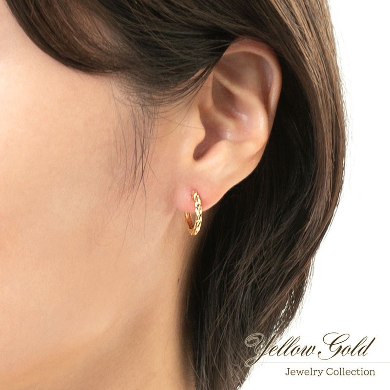 K18YG フープピアス_05