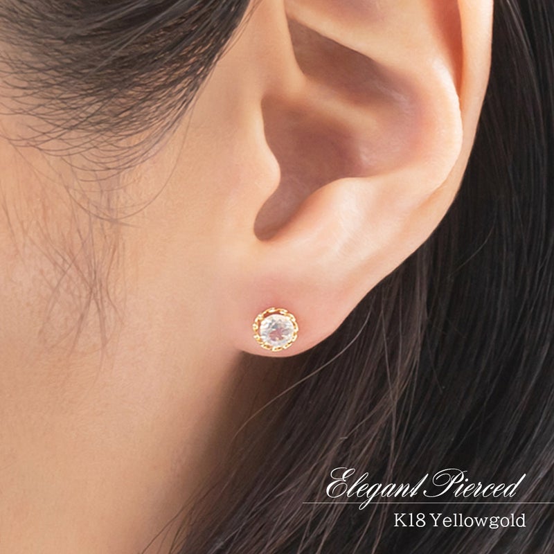 K18YG ブルームーンストーン ピアス_10