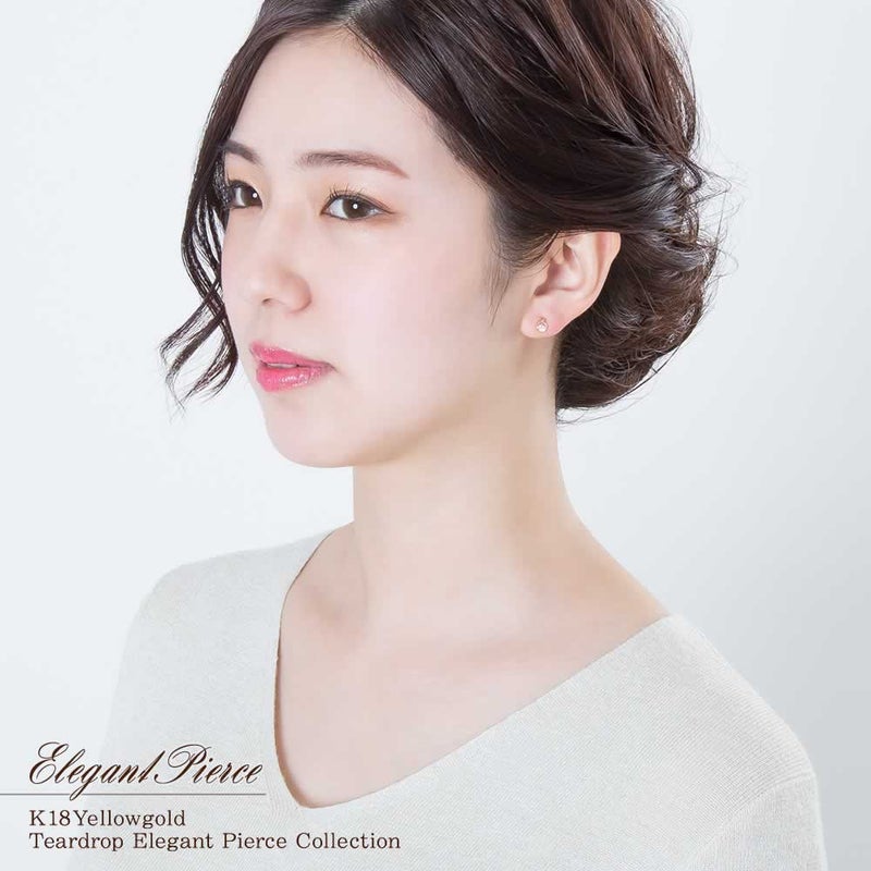 K18YG スーパーキュービックジルコニア ピアス_04