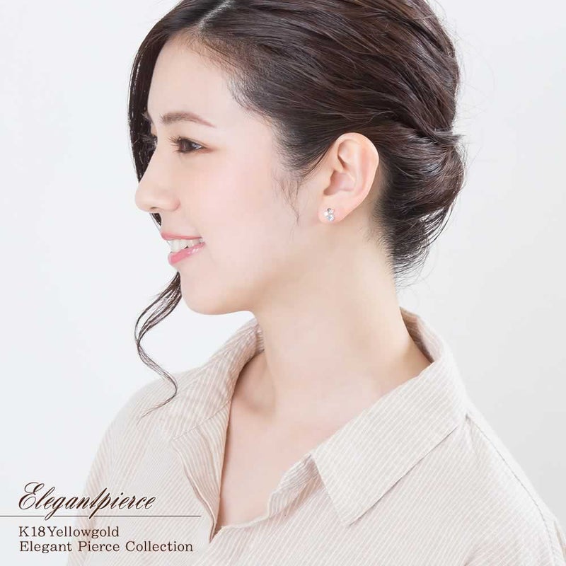 K18YG サファイア&ブルートパーズ&ラブラドライト ピアス 9月誕生石_04