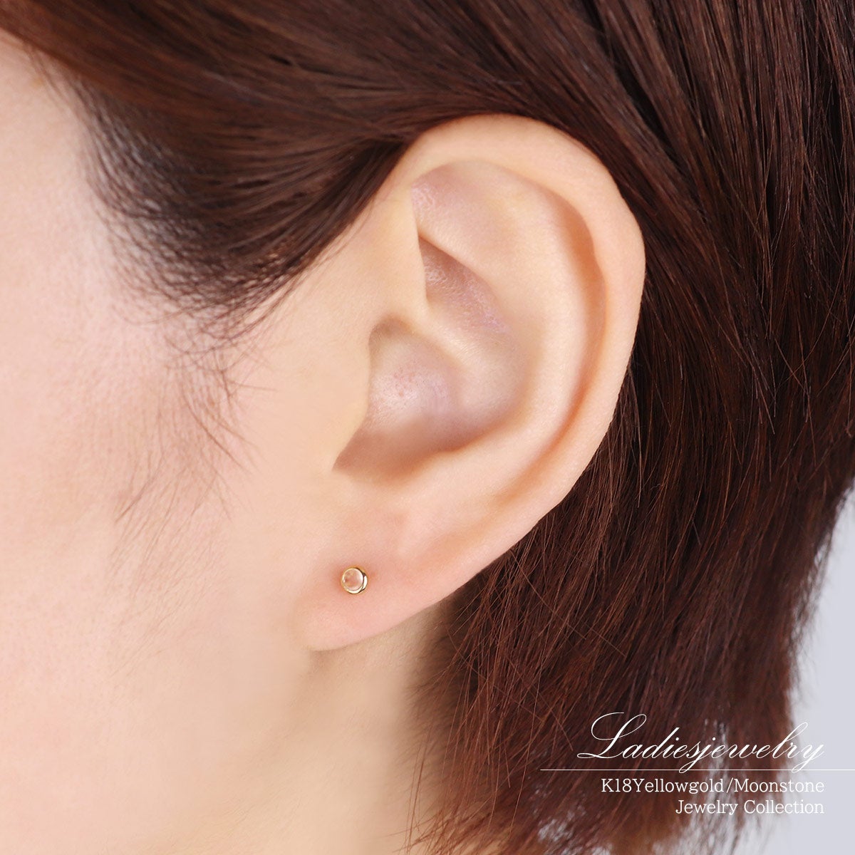 K18YG ムーンストーン ピアス_09