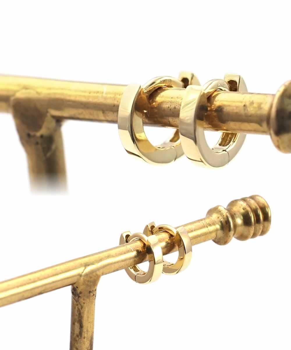 極小 K18YG フープピアス_03