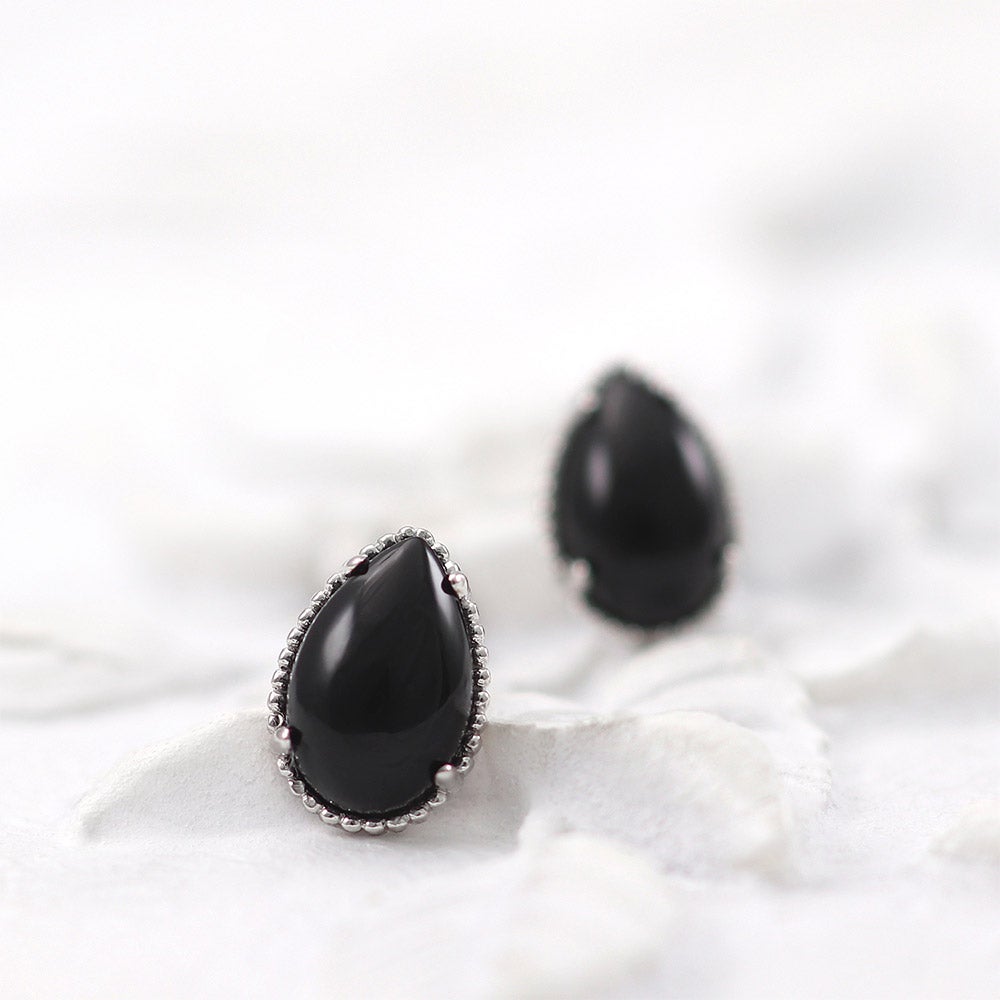 K18WG オニキス ピアス_02