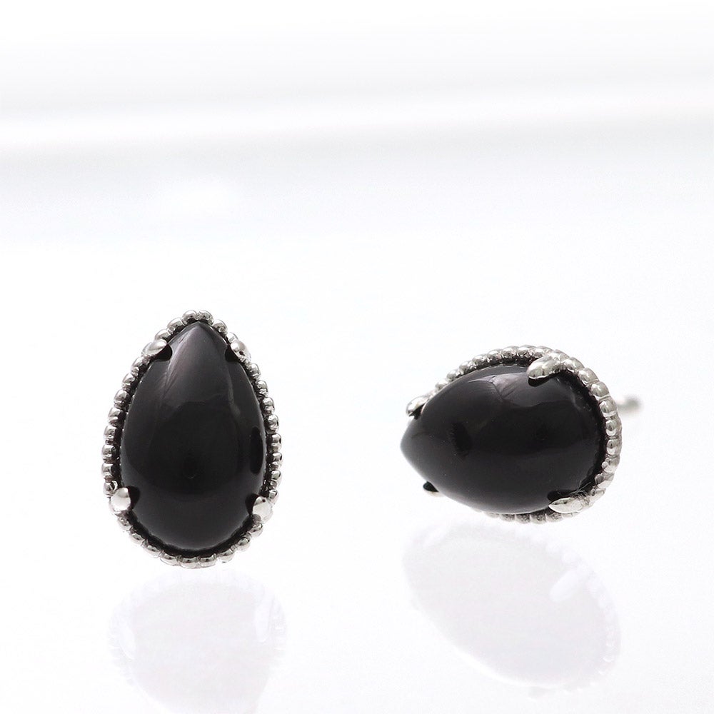 K18WG オニキス ピアス_03