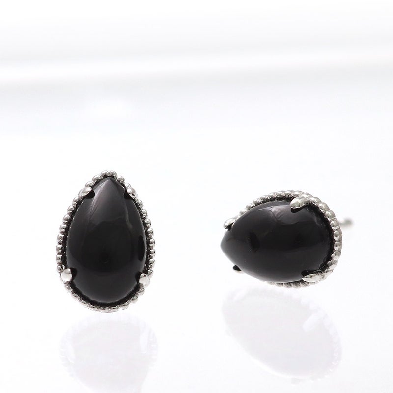 K18WG オニキス ピアス_03