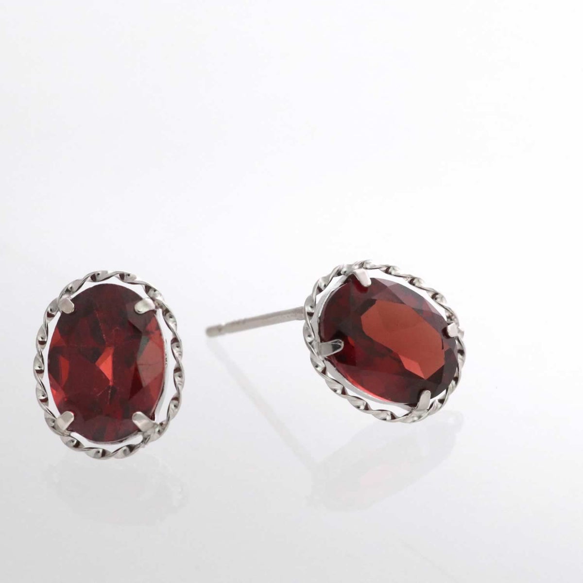 K18WG ガーネット ピアス_03