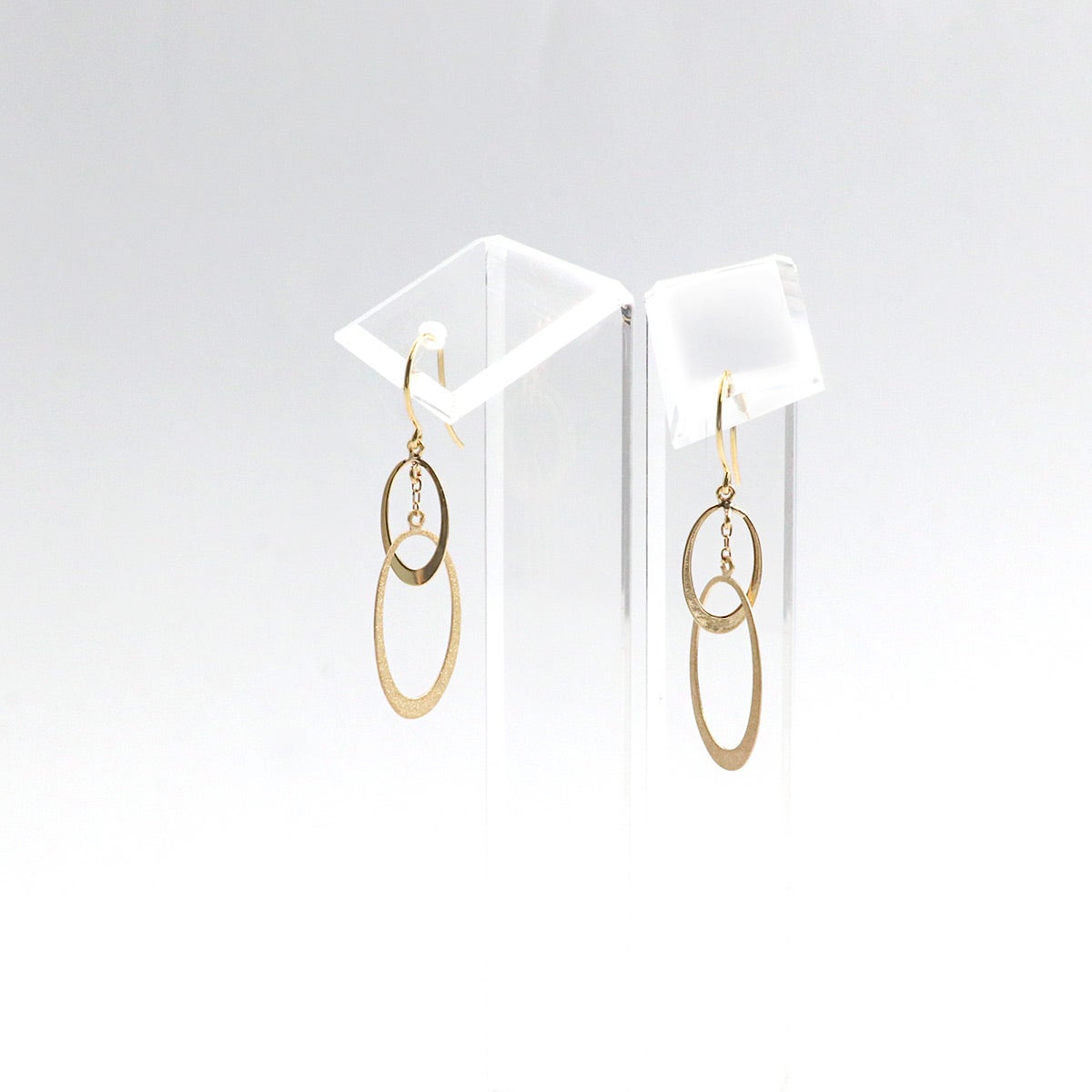 K18YG オーバルモチーフ フックピアス_09