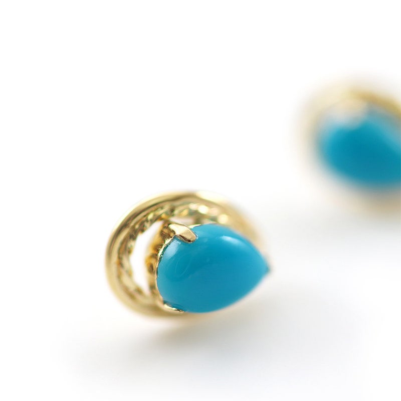 K18YG ターコイズピアス_09