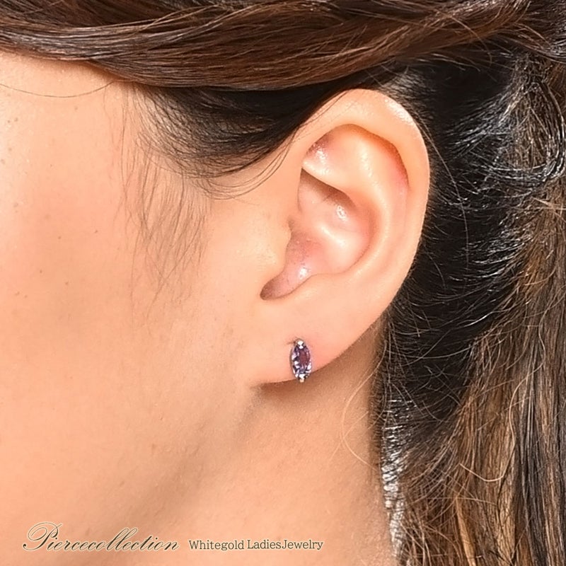 K18WG タンザナイト ピアス_05