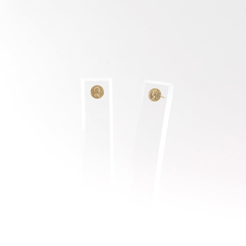 K18YG コインモチーフ ピアス_09