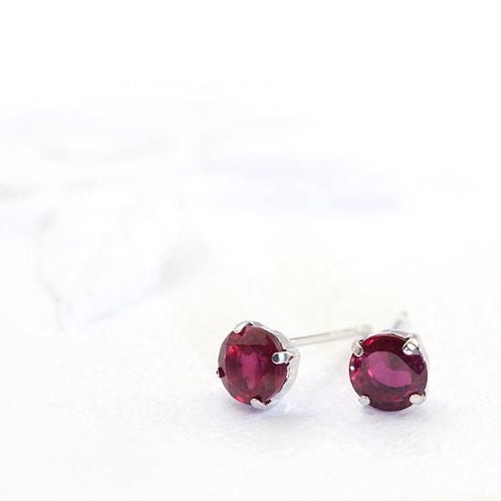 K18WG  ルビー ピアス_03