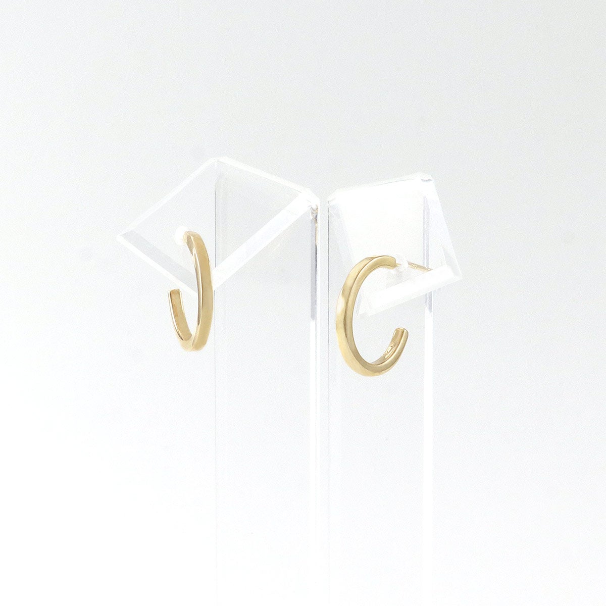 K18YG 半円フープ ピアス_03