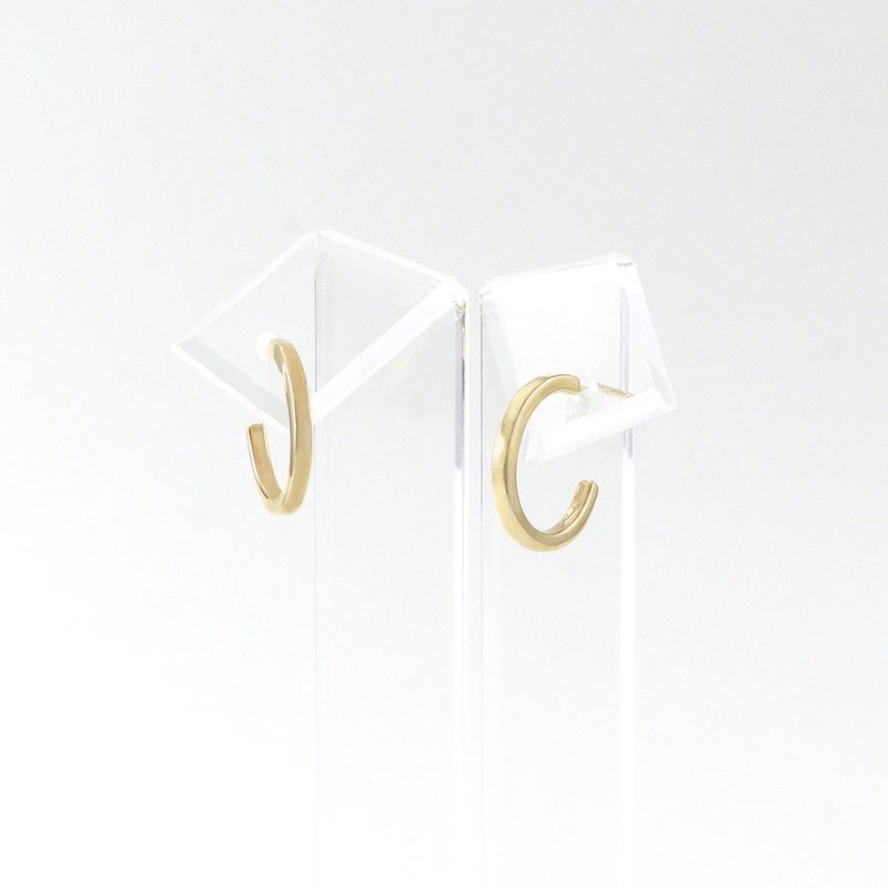 K18YG 半円フープ ピアス_03