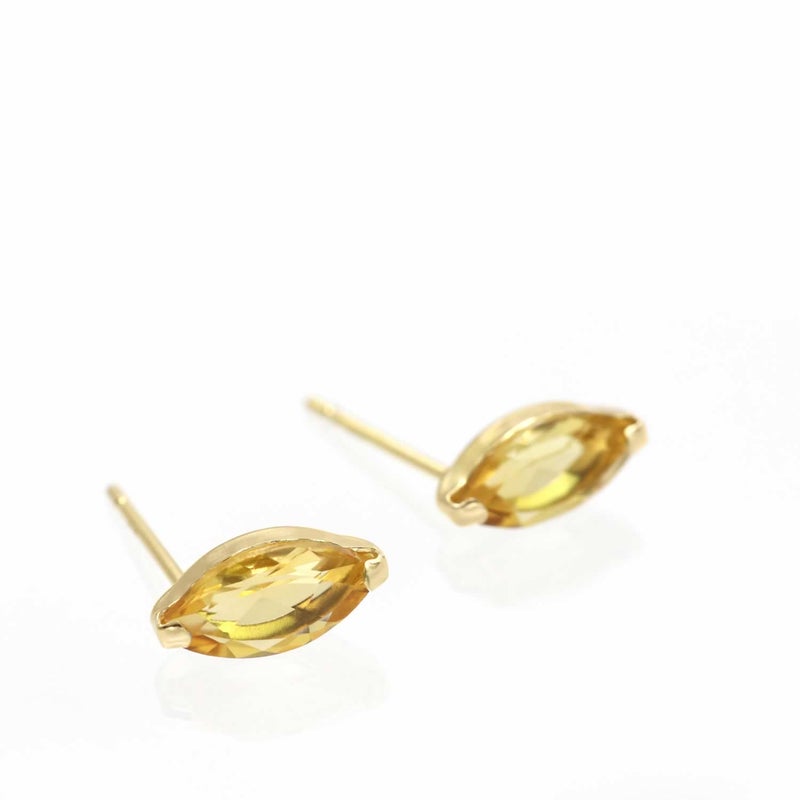 K18YG シトリン ピアス 11月誕生石_03