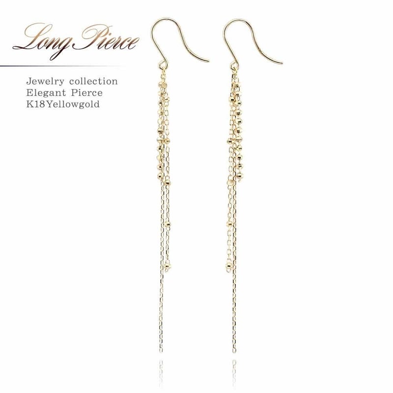 K18YG ロング フックピアス_01